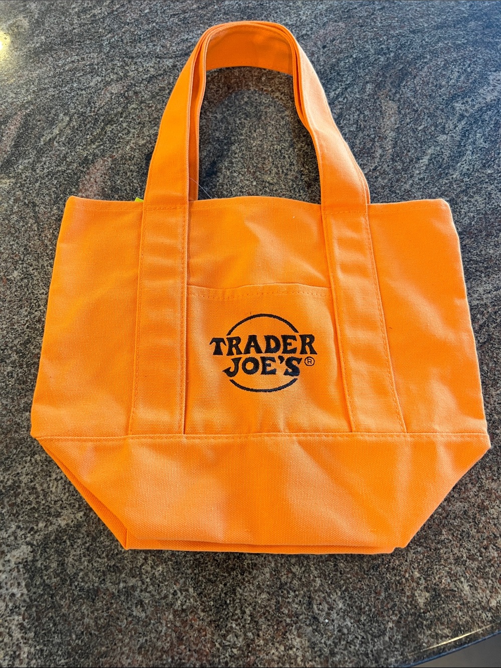 Trader Joe's Orange Canvas Tote - Market Carryall NWT